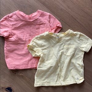 EUC Janie and jack slub tee bundle